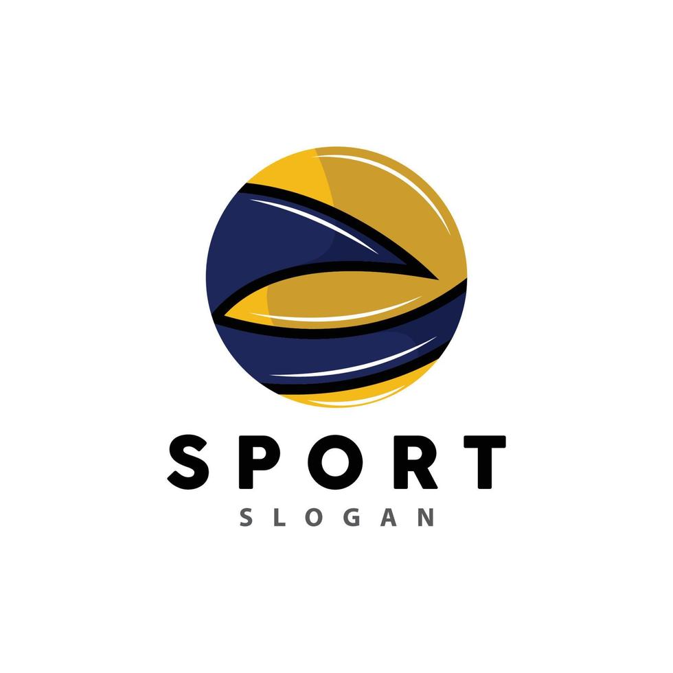 Volleyball Logo, Sport Simple Design, World Sports Tournament Vector, Illustration Symbol Icon vector