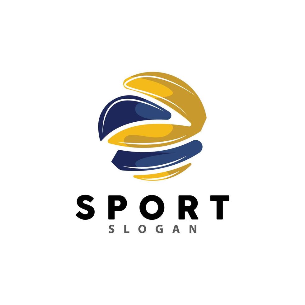 Volleyball Logo, Sport Simple Design, World Sports Tournament Vector, Illustration Symbol Icon vector
