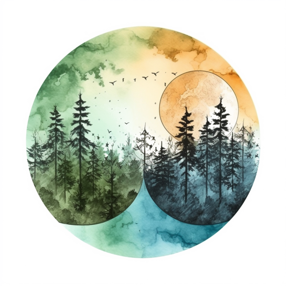 watercolor painting about Earth Day png