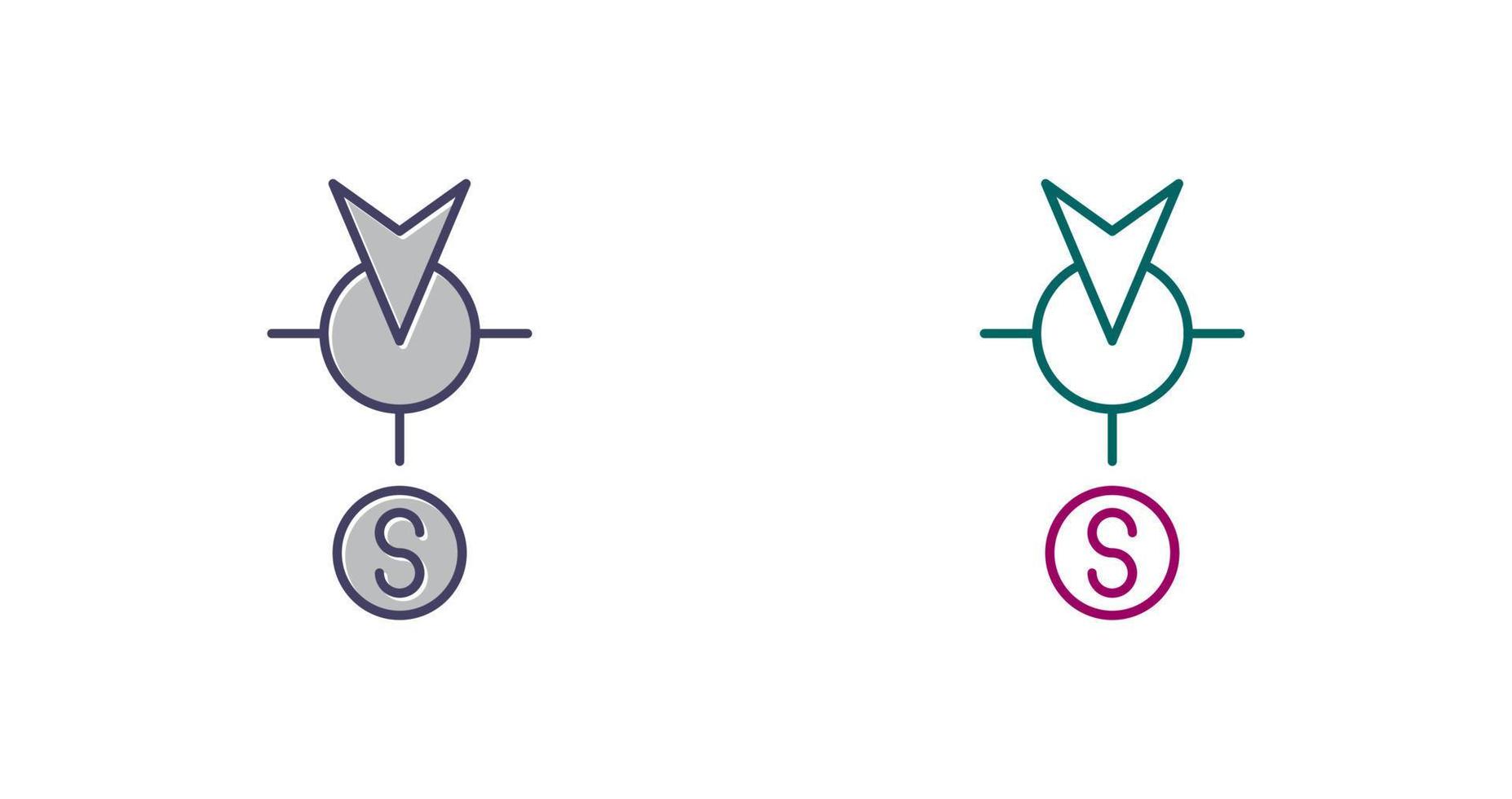 South Vector Icon