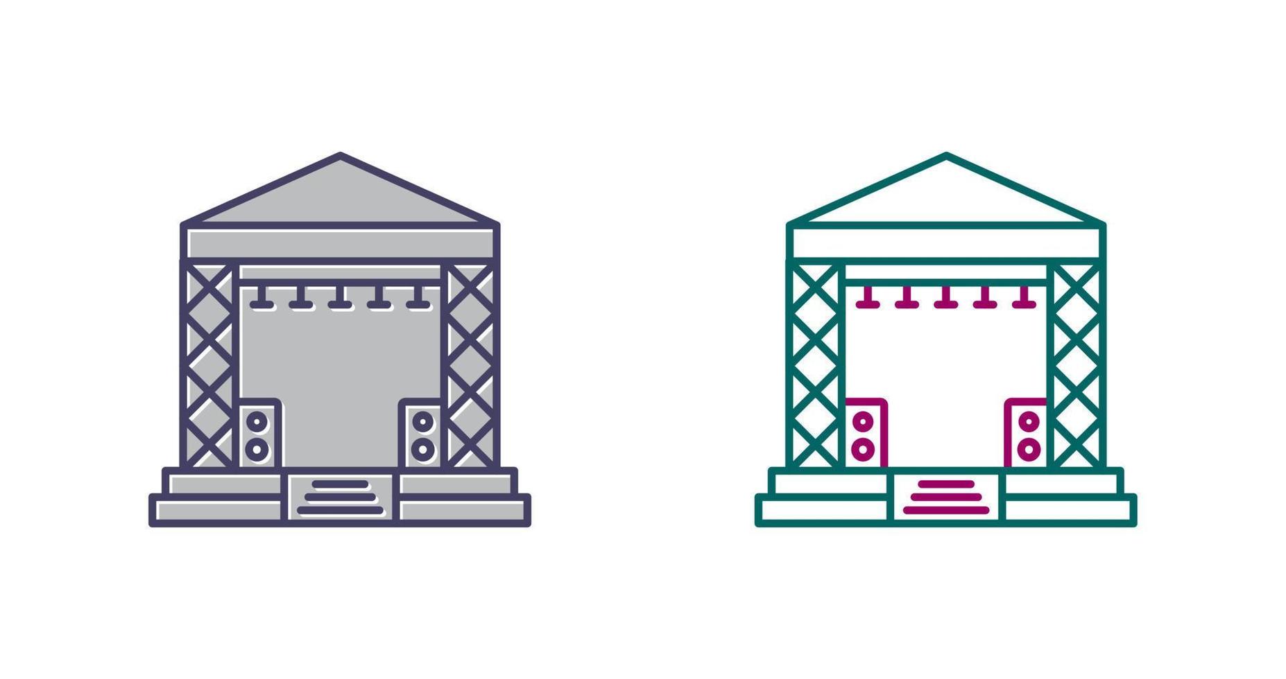 Stage Vector Icon