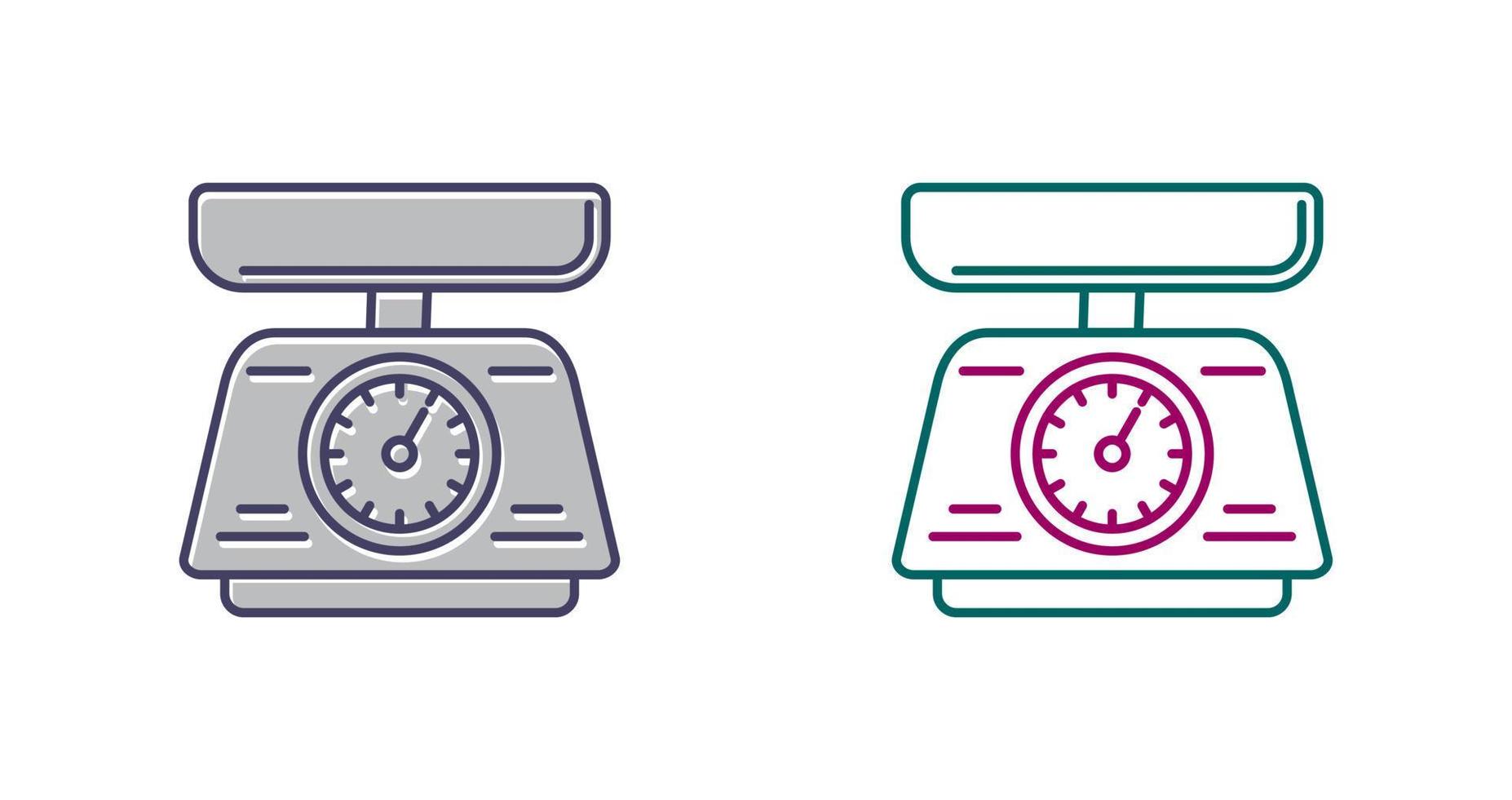 Weight Scale Vector Icon