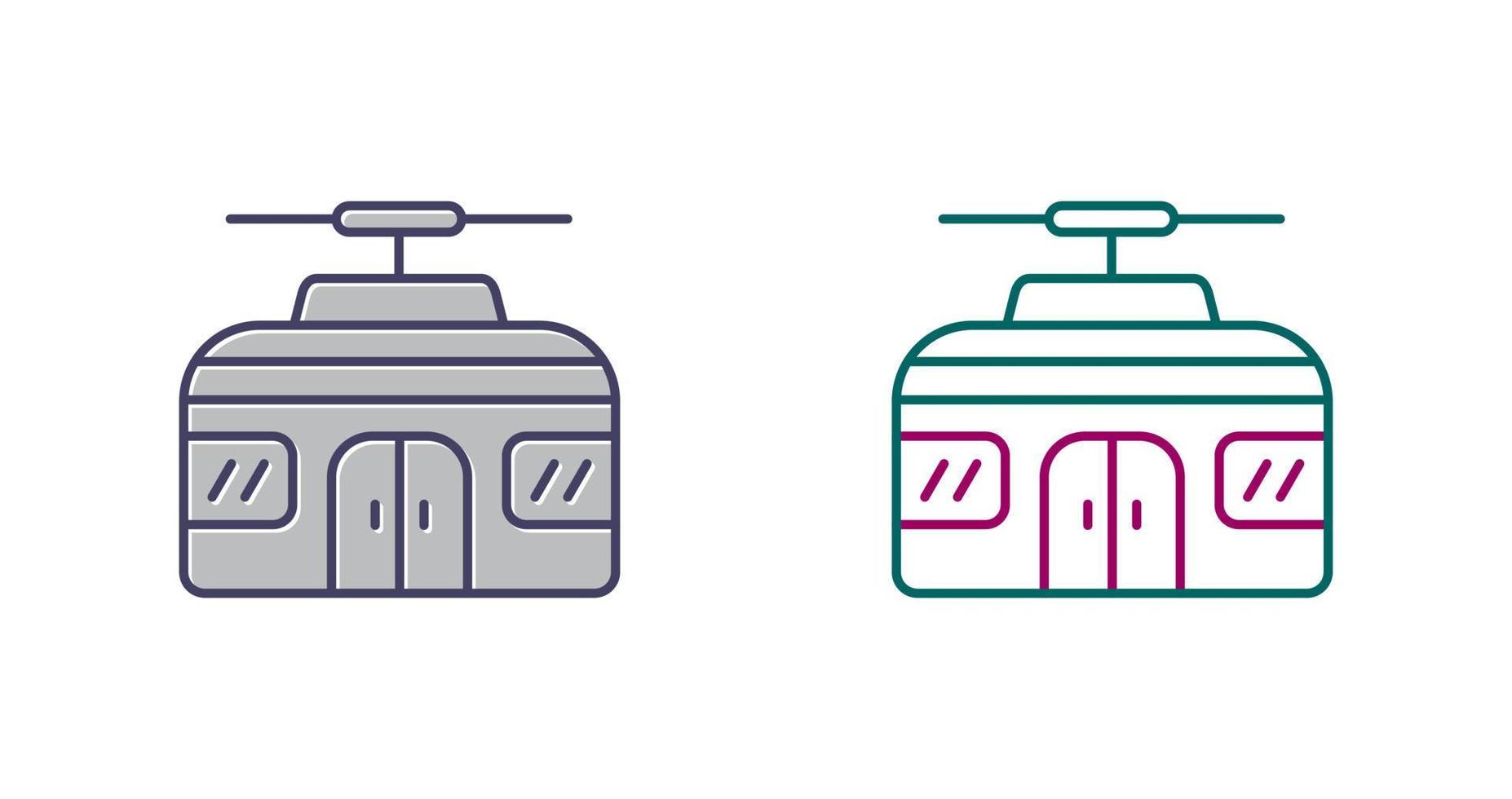 Cable Car Vector Icon