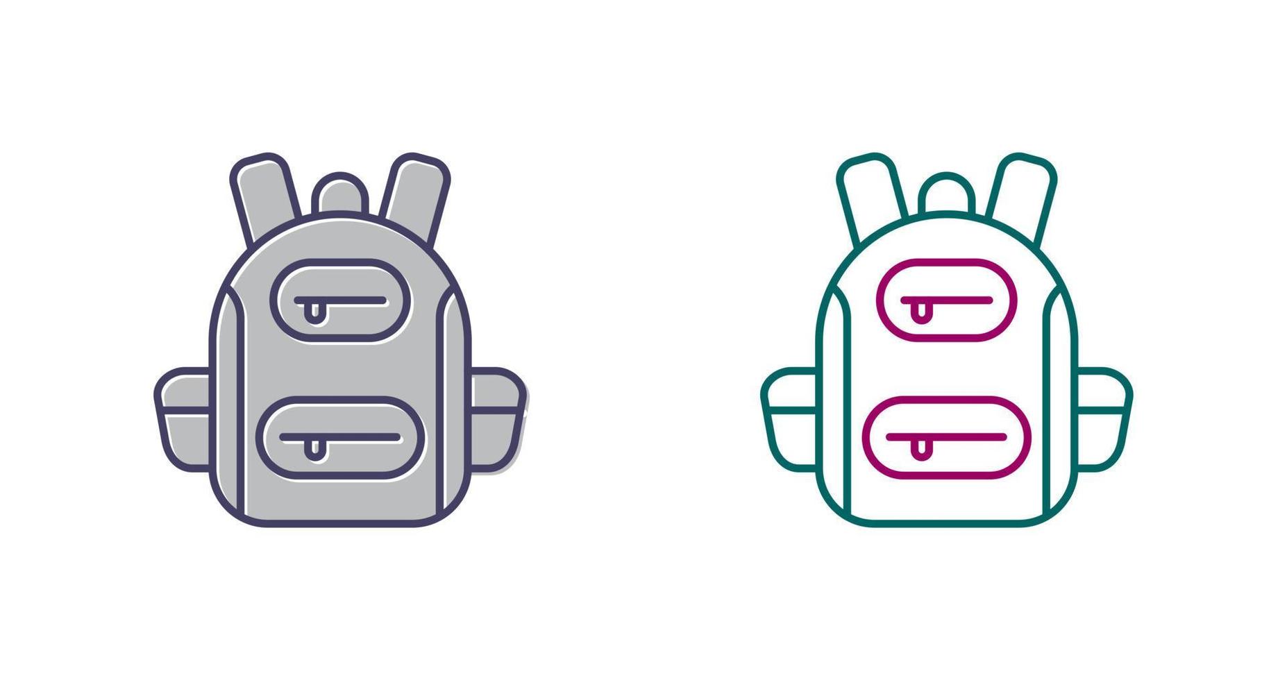 Backpack Vector Icon