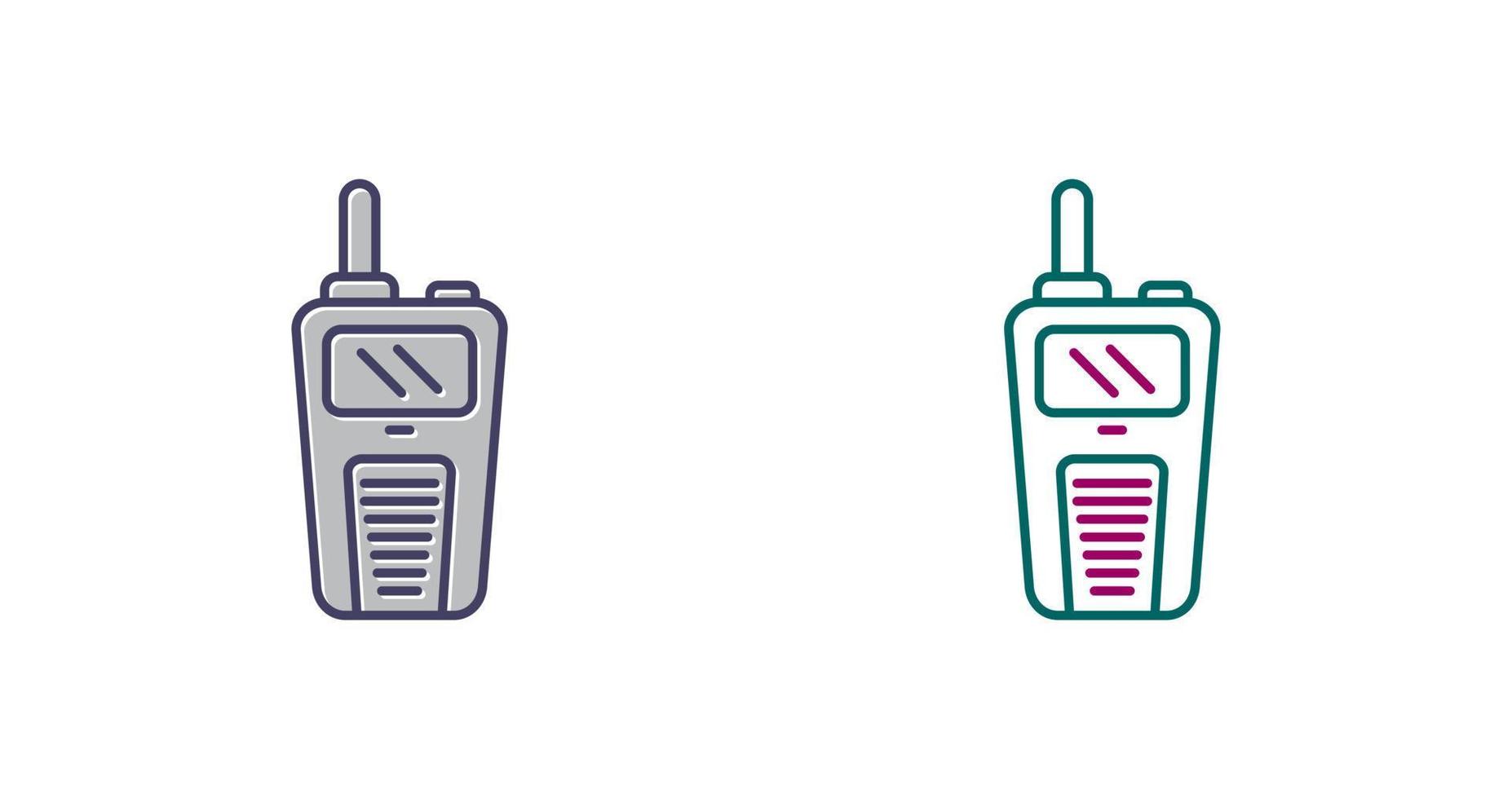 Walkie Talkie Vector Icon