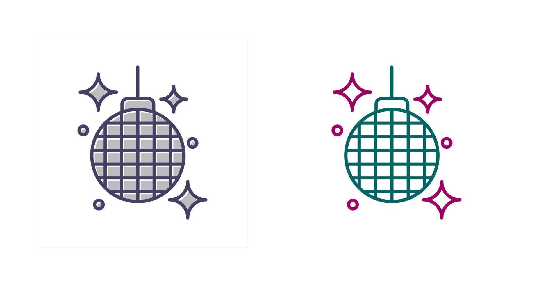 icono de vector de bola de discoteca