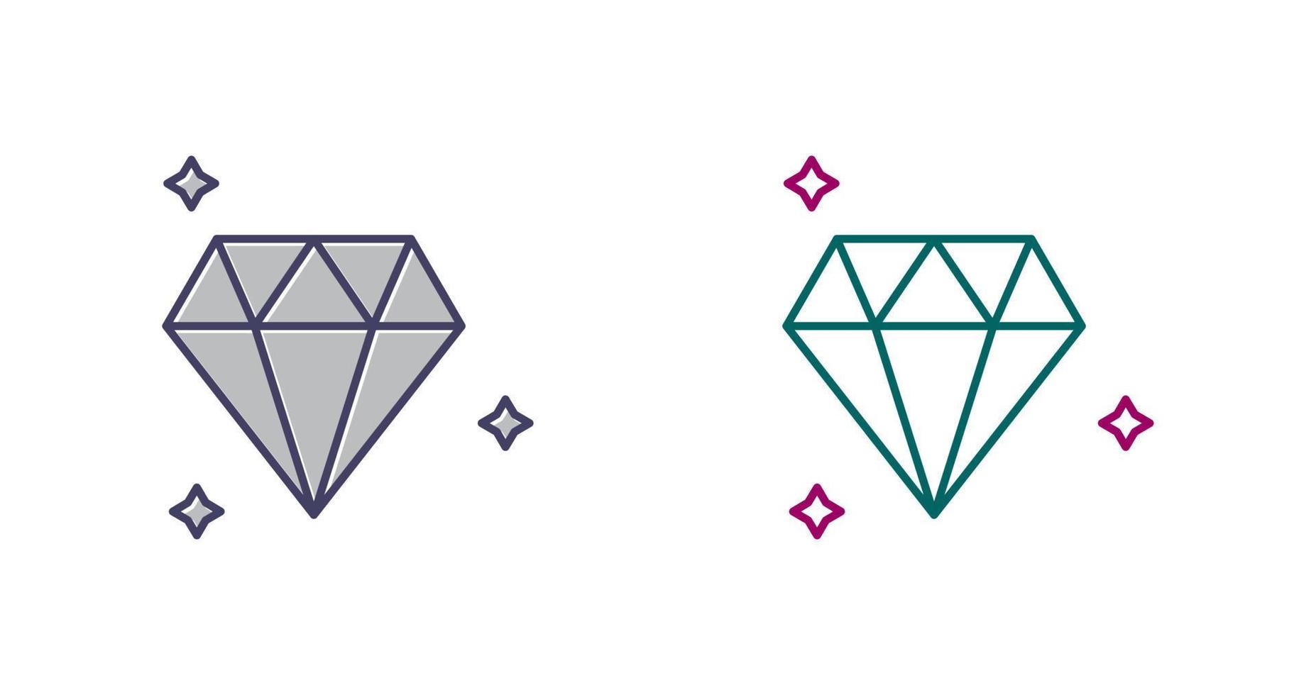 Diamond Vector Icon