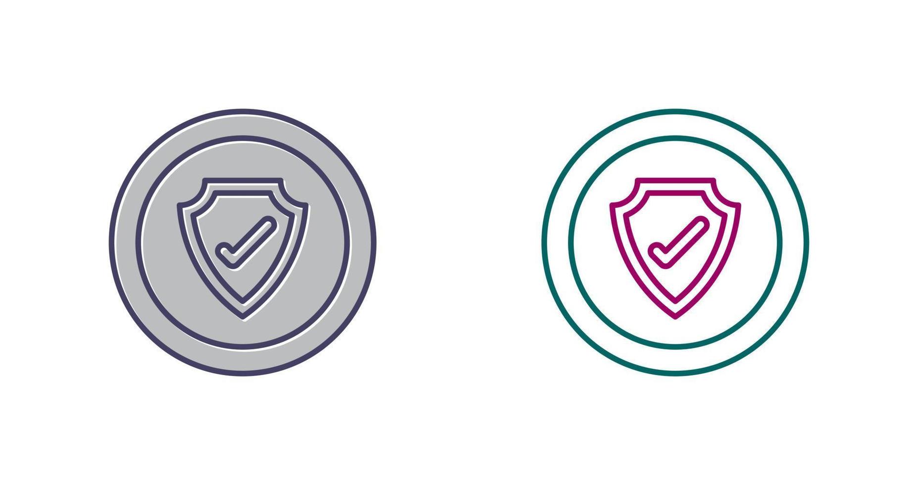 icono de vector de token de seguridad