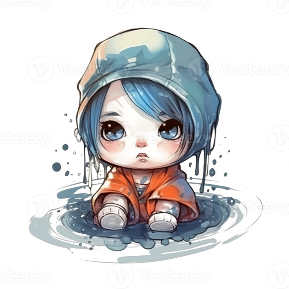 Cute Baby Watercolor png