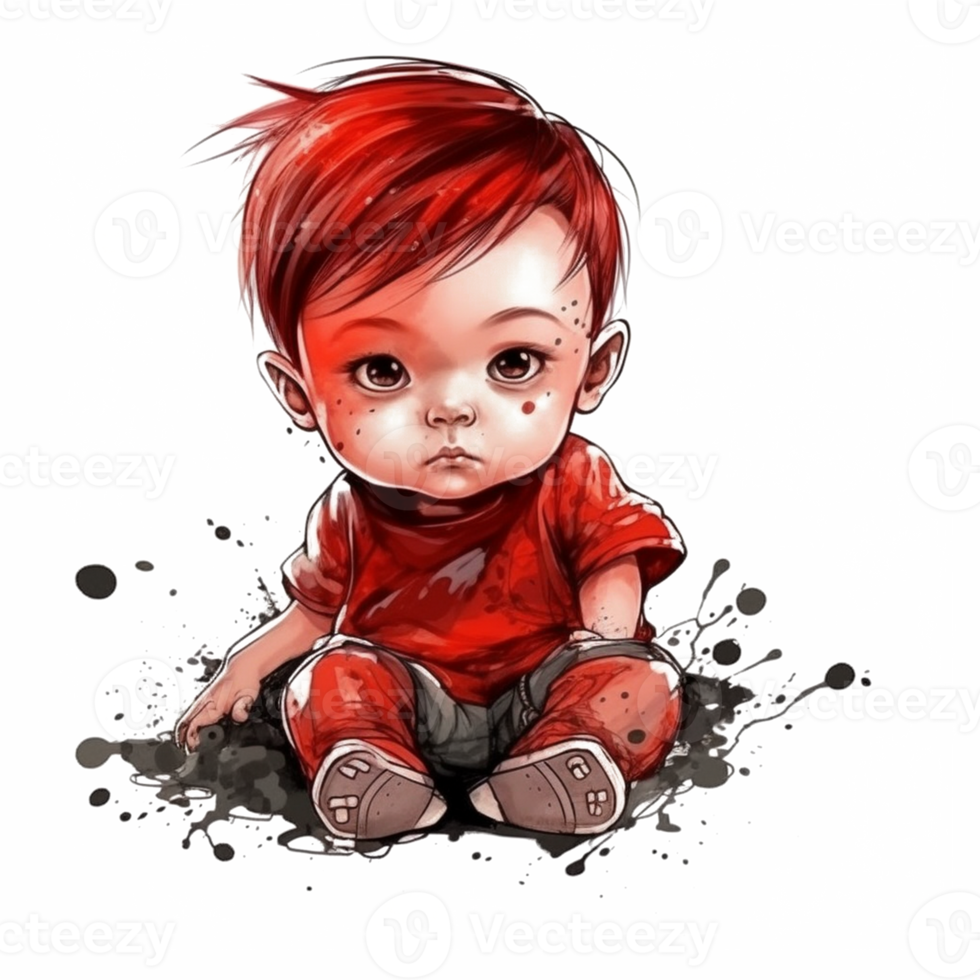 süß Baby Aquarell png