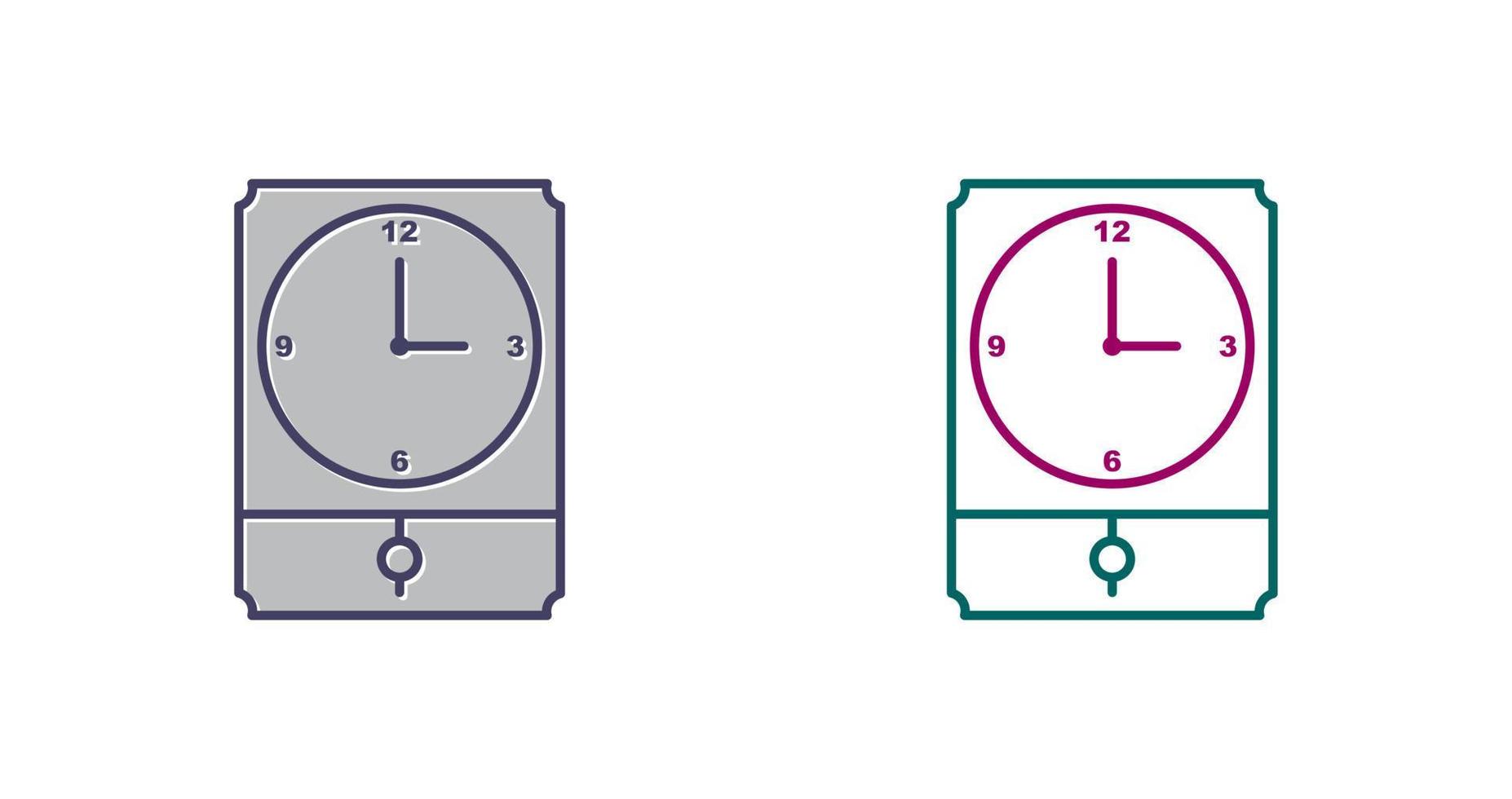 Large Clock Vector Icon