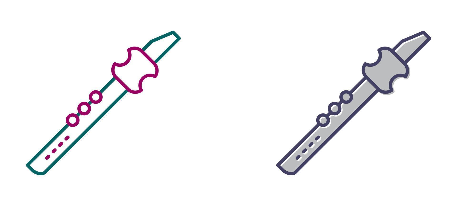 Flute Vector Icon