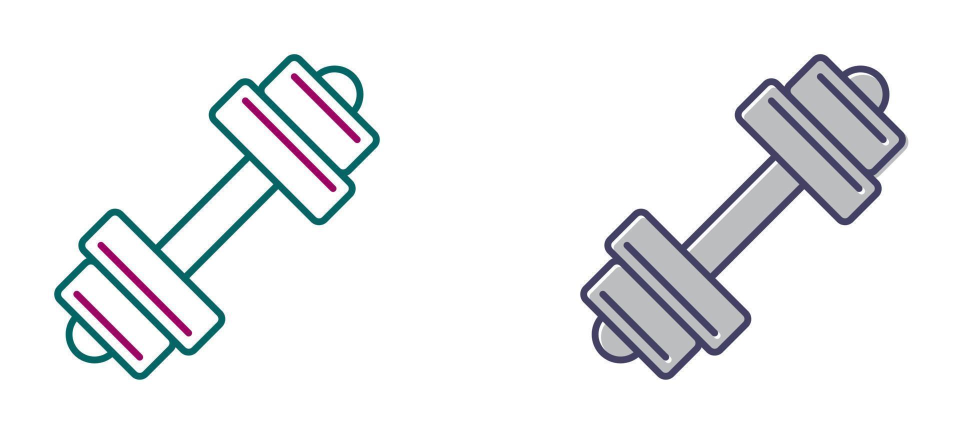 Dumbbell Vector Icon