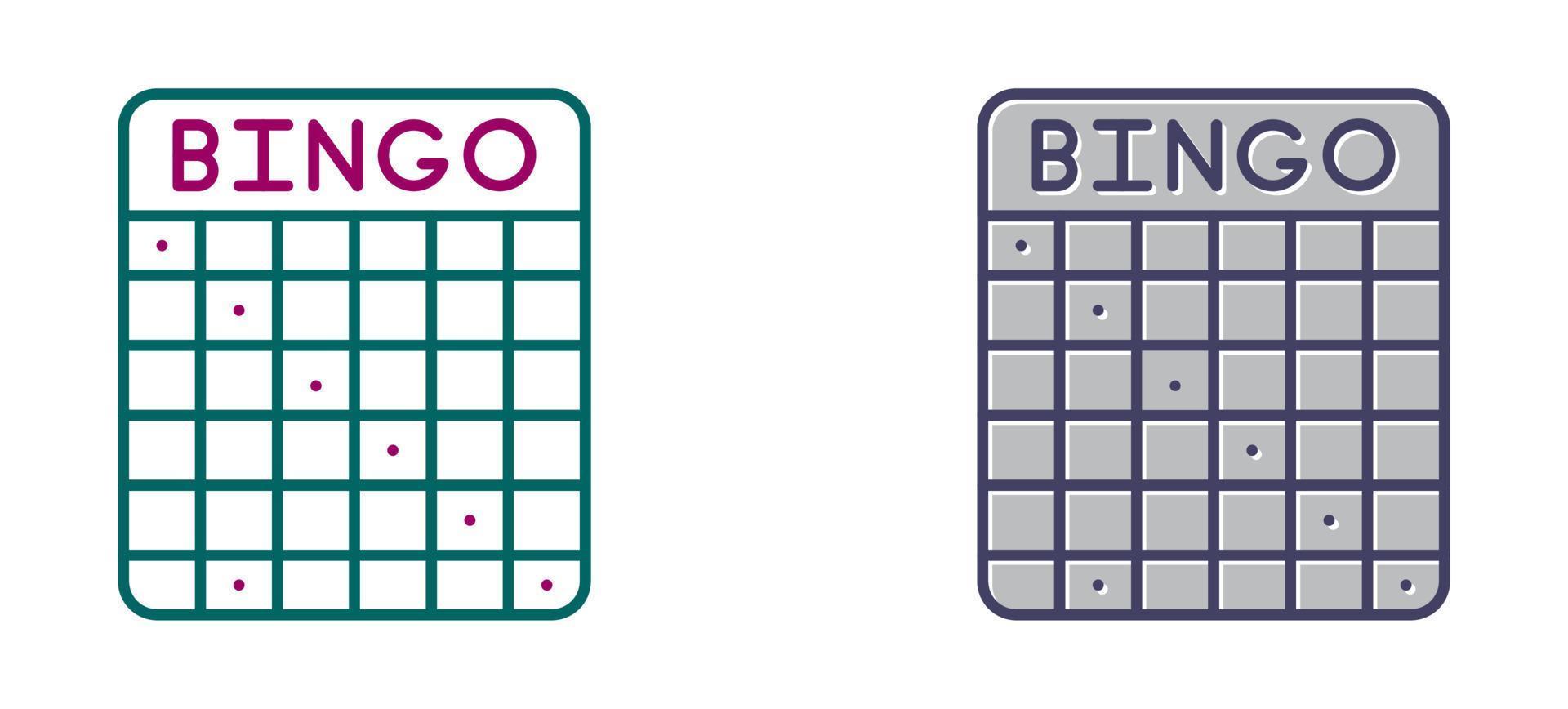 Bingo Vector Icon