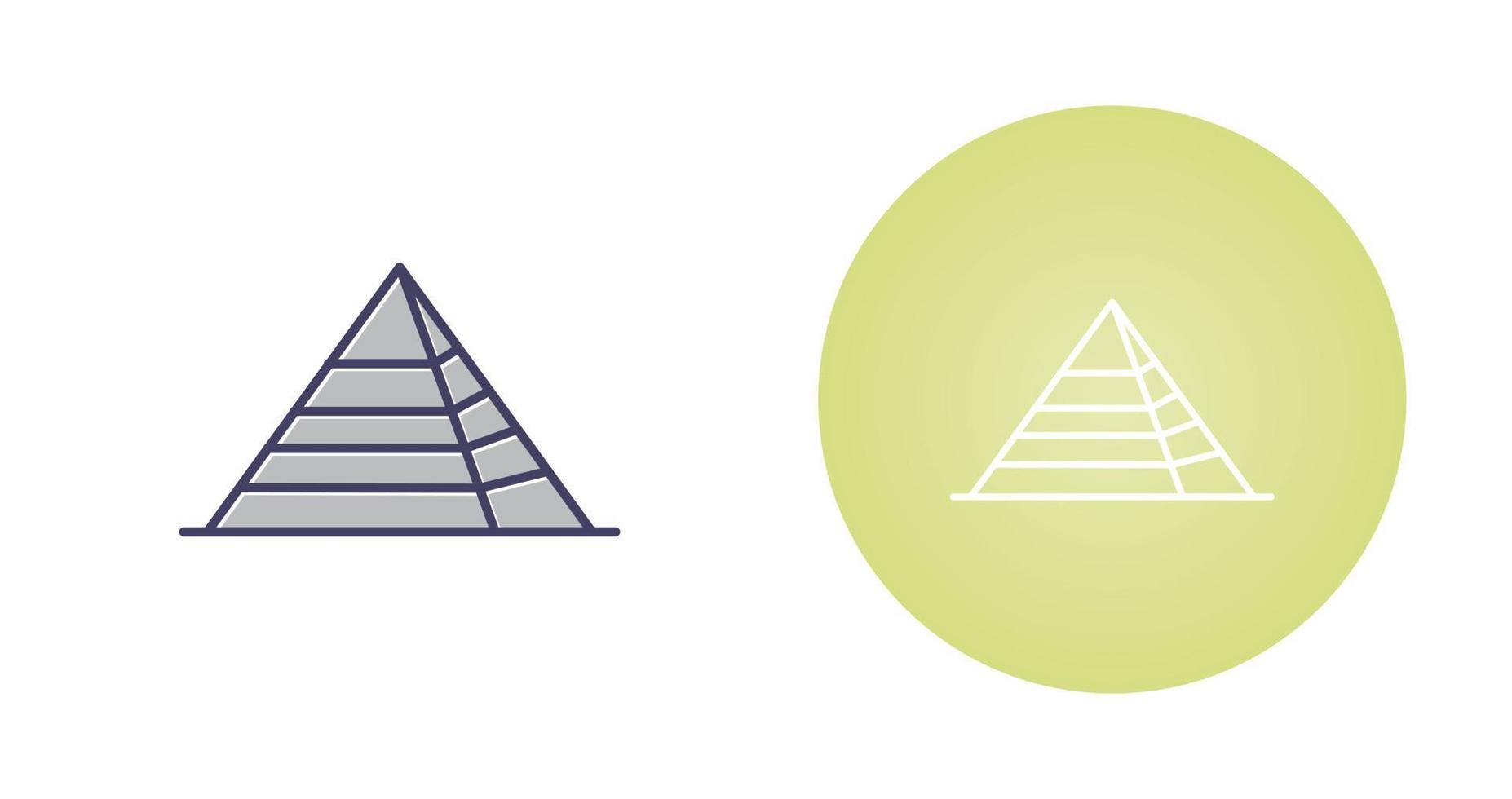 Pyramid Vector Icon