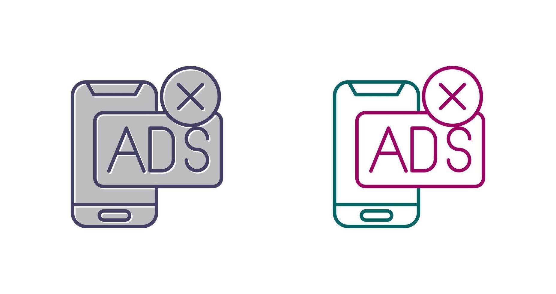 AD Block Vector Icon