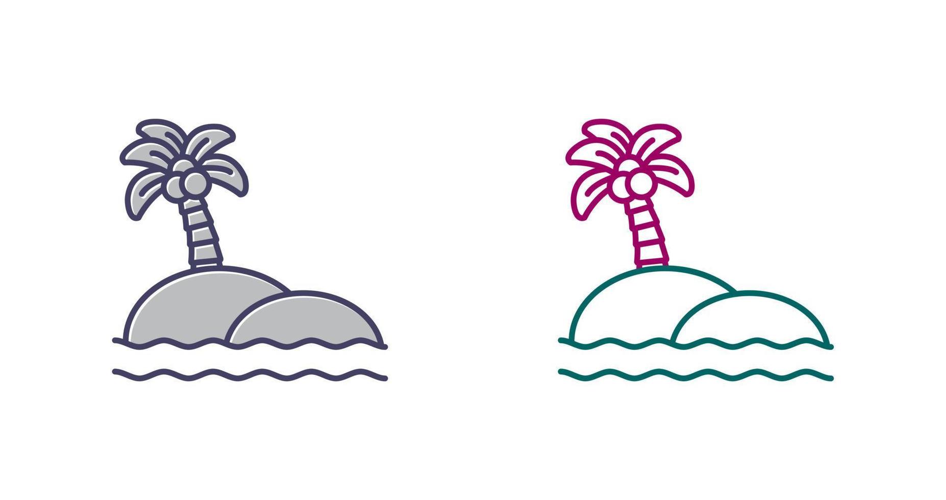 Island Vector Icon