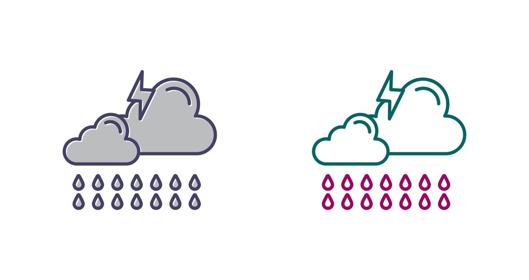 icono de vector de tormenta