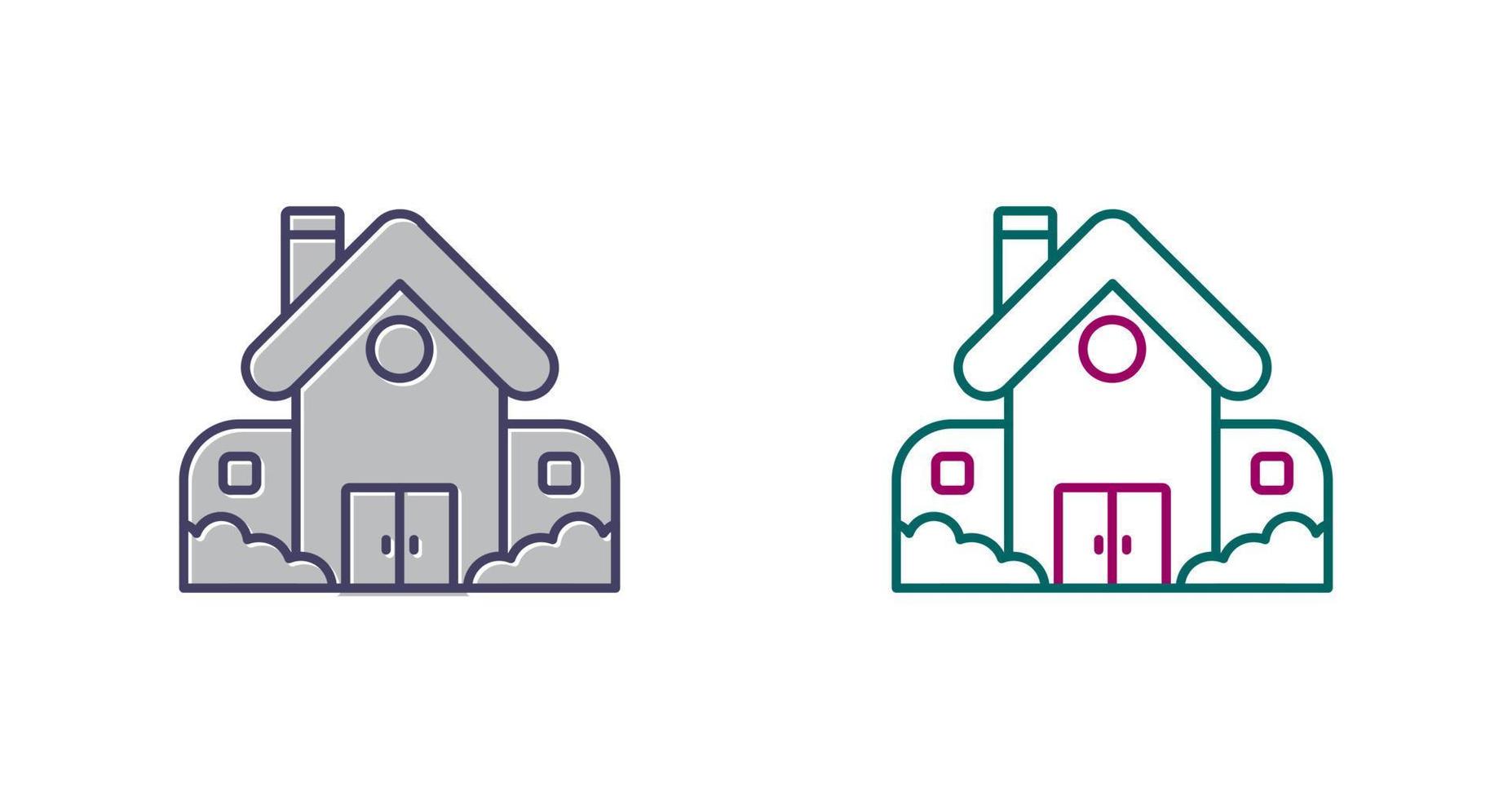 Retirement Home Vector Icon