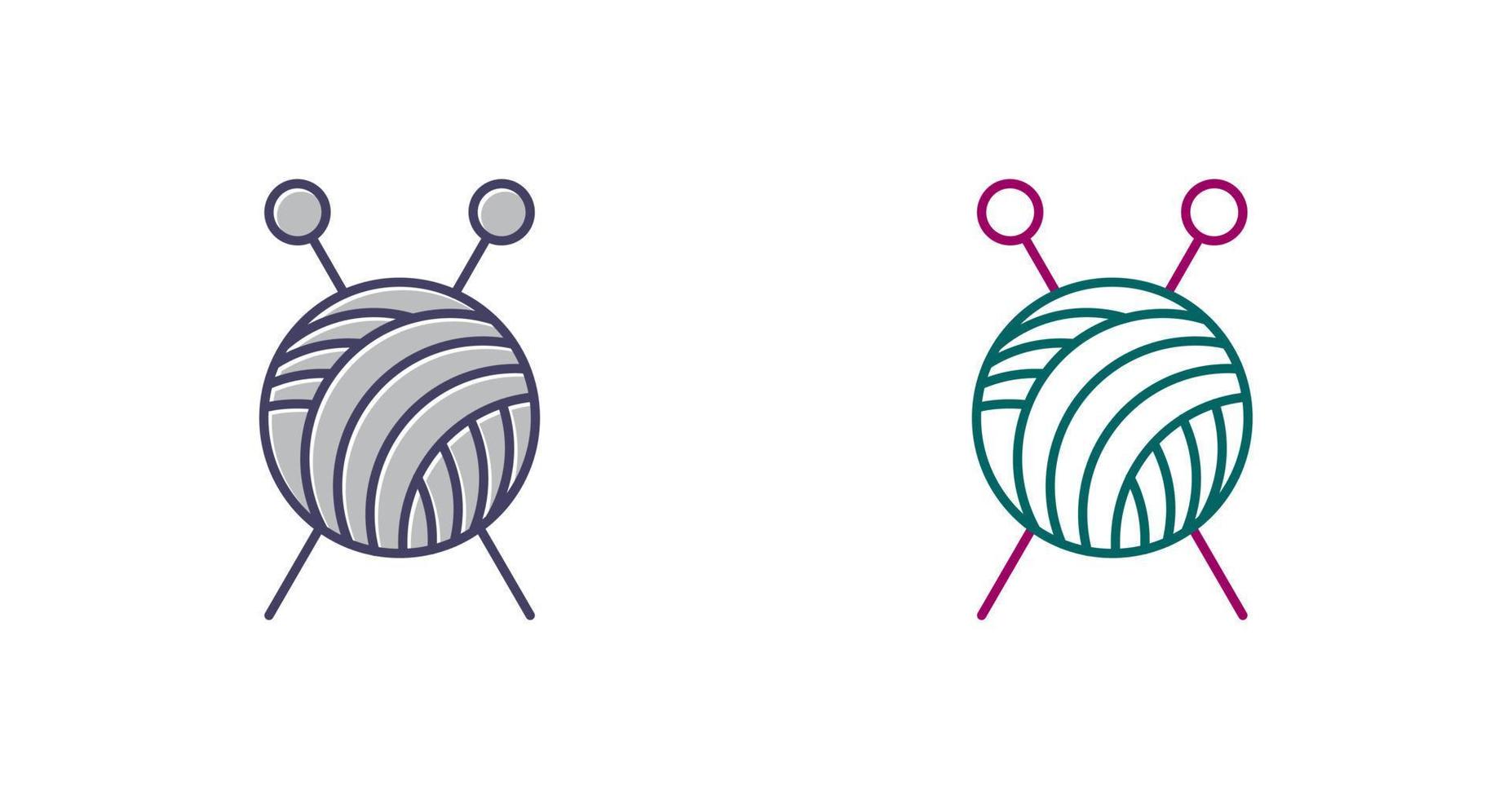 Knitting Vector Icon
