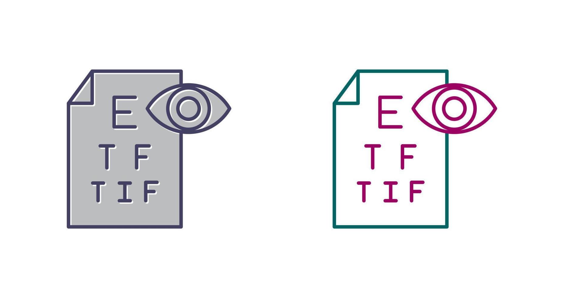 Eye Test Vector Icon