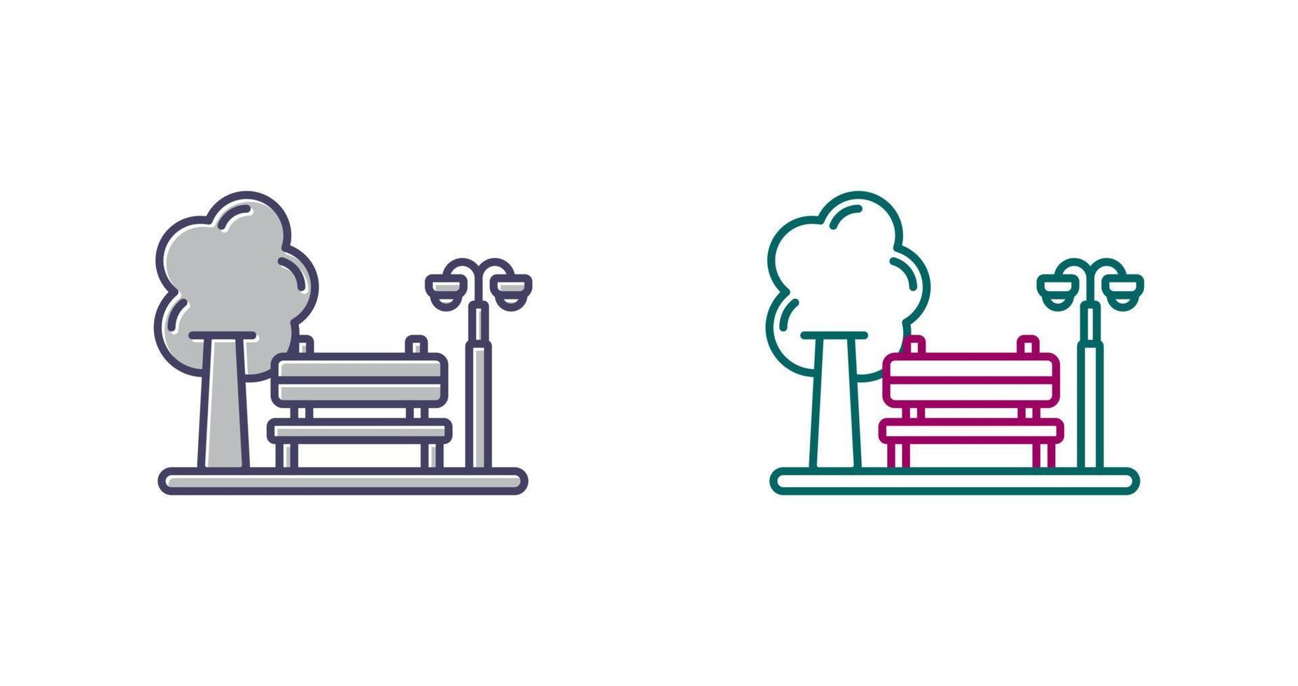 Park Vector Icon