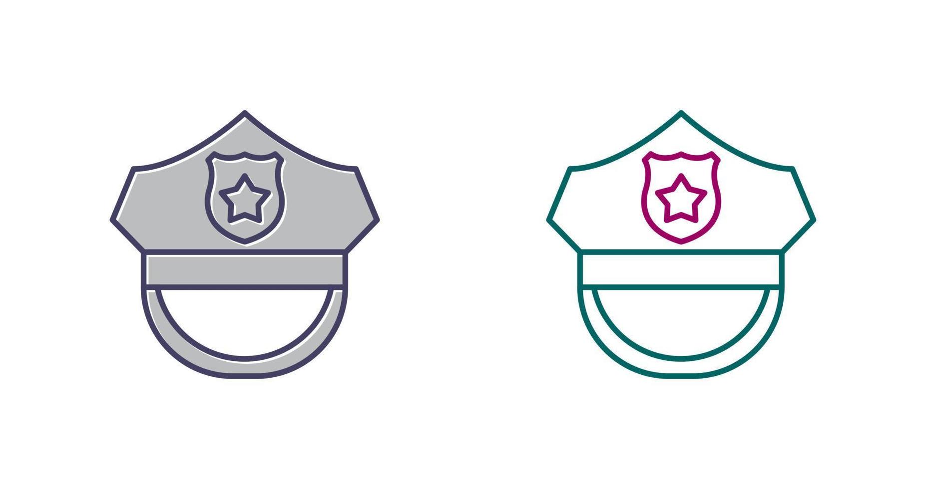 Police Hat Vector Icon