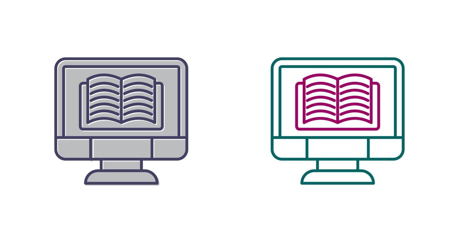 Online Learning Vector Icon