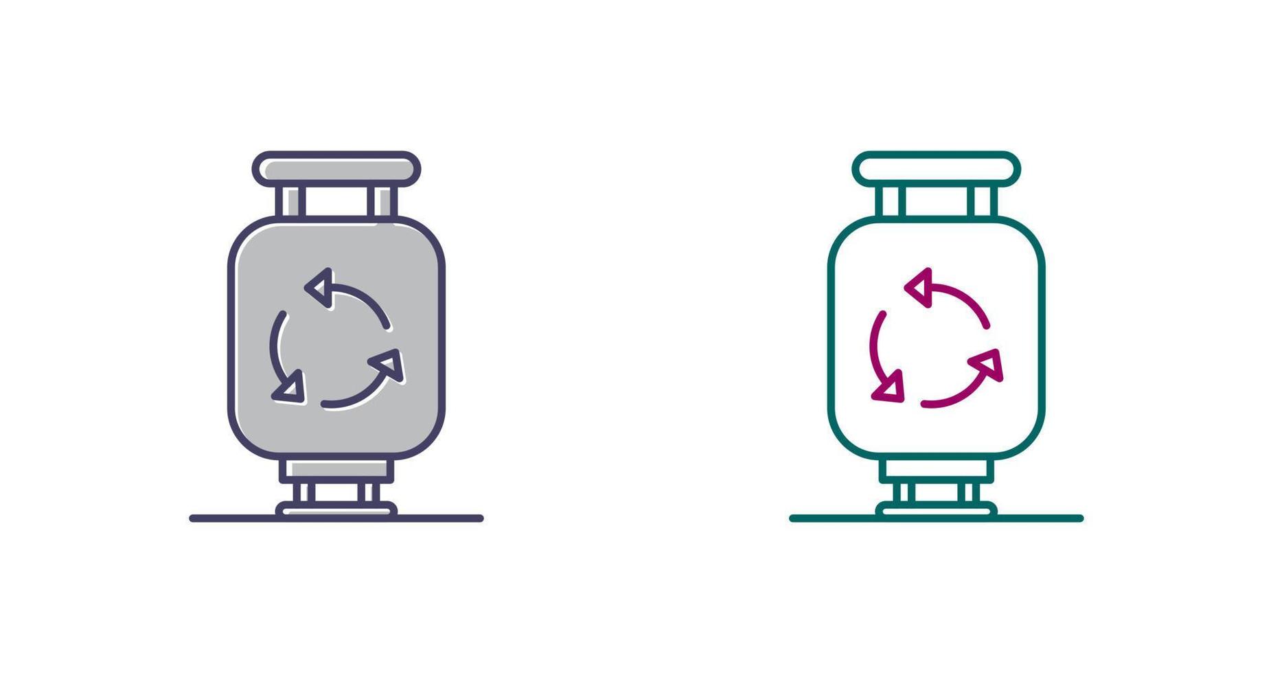 Gas Cylinder Vector Icon
