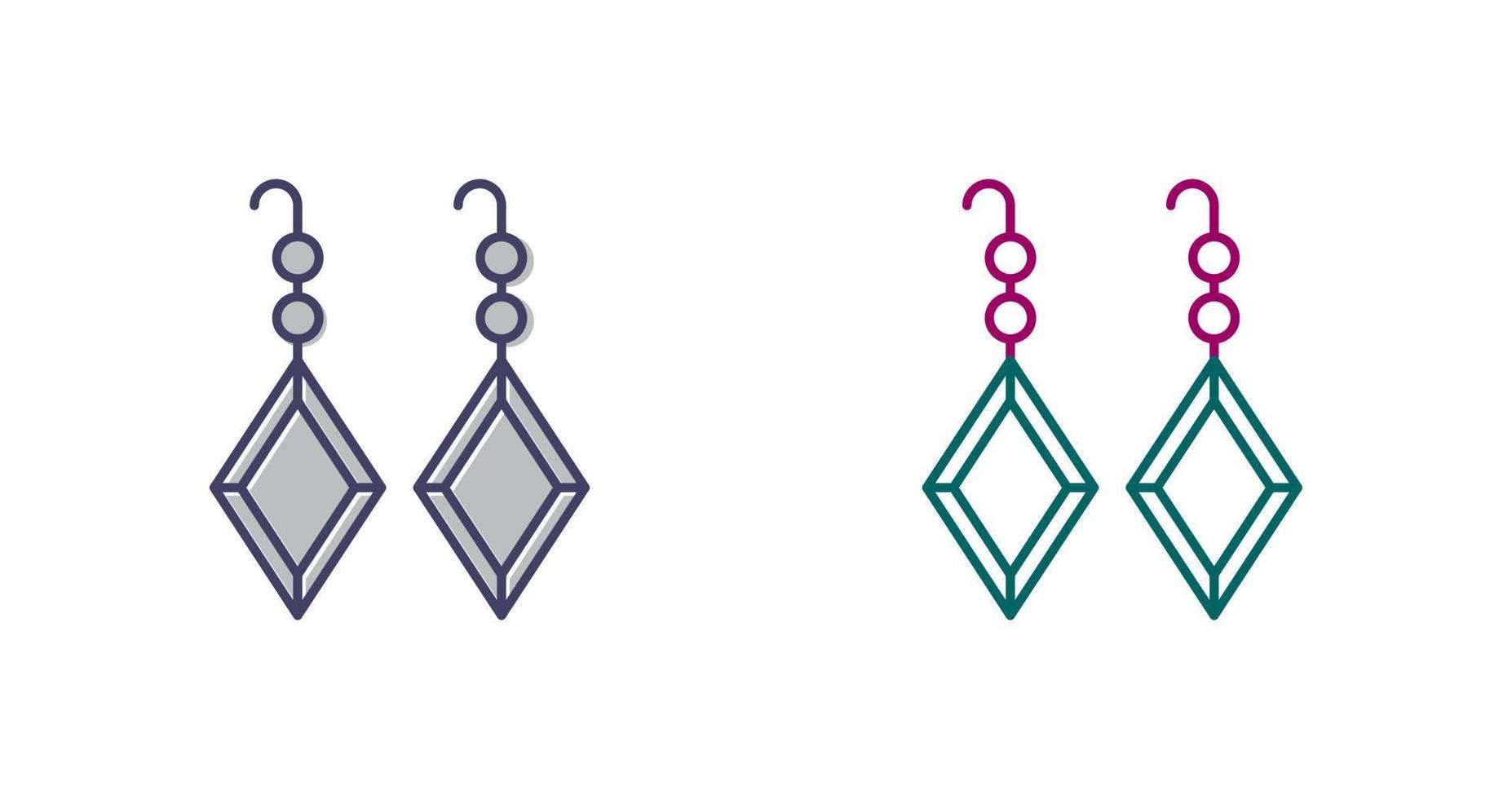 Earrings Vector Icon