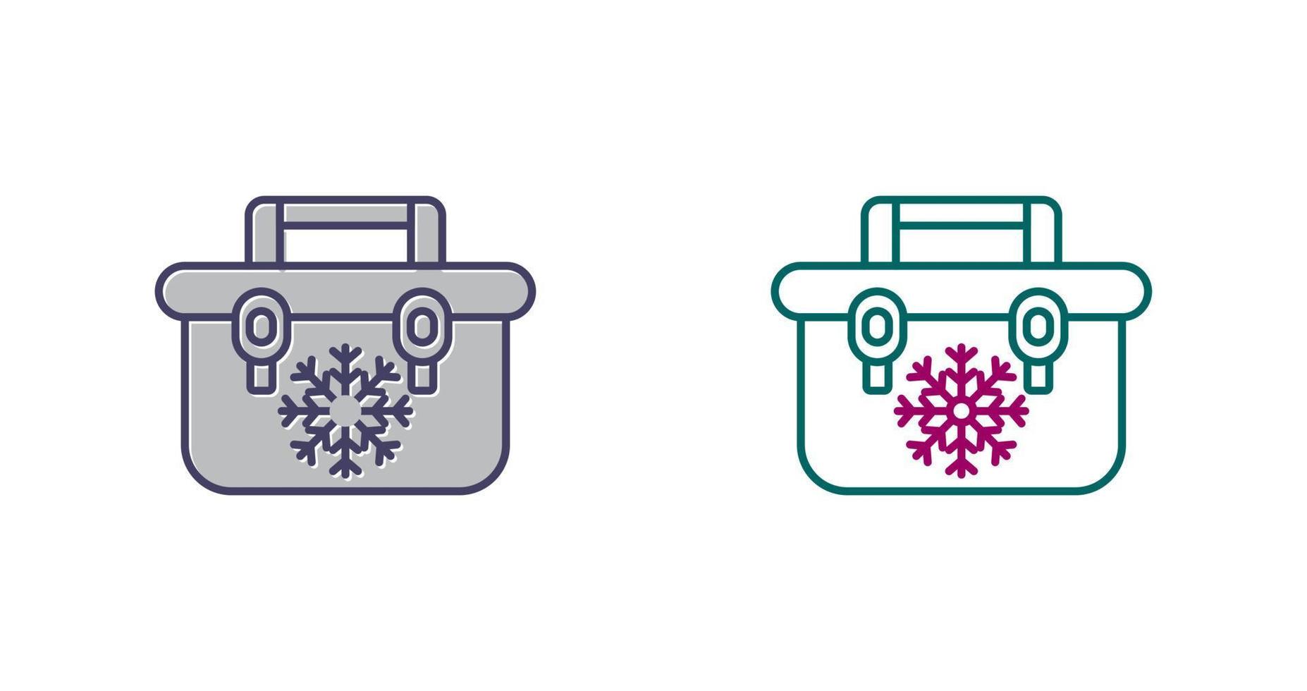 Portable Fridge Vector Icon