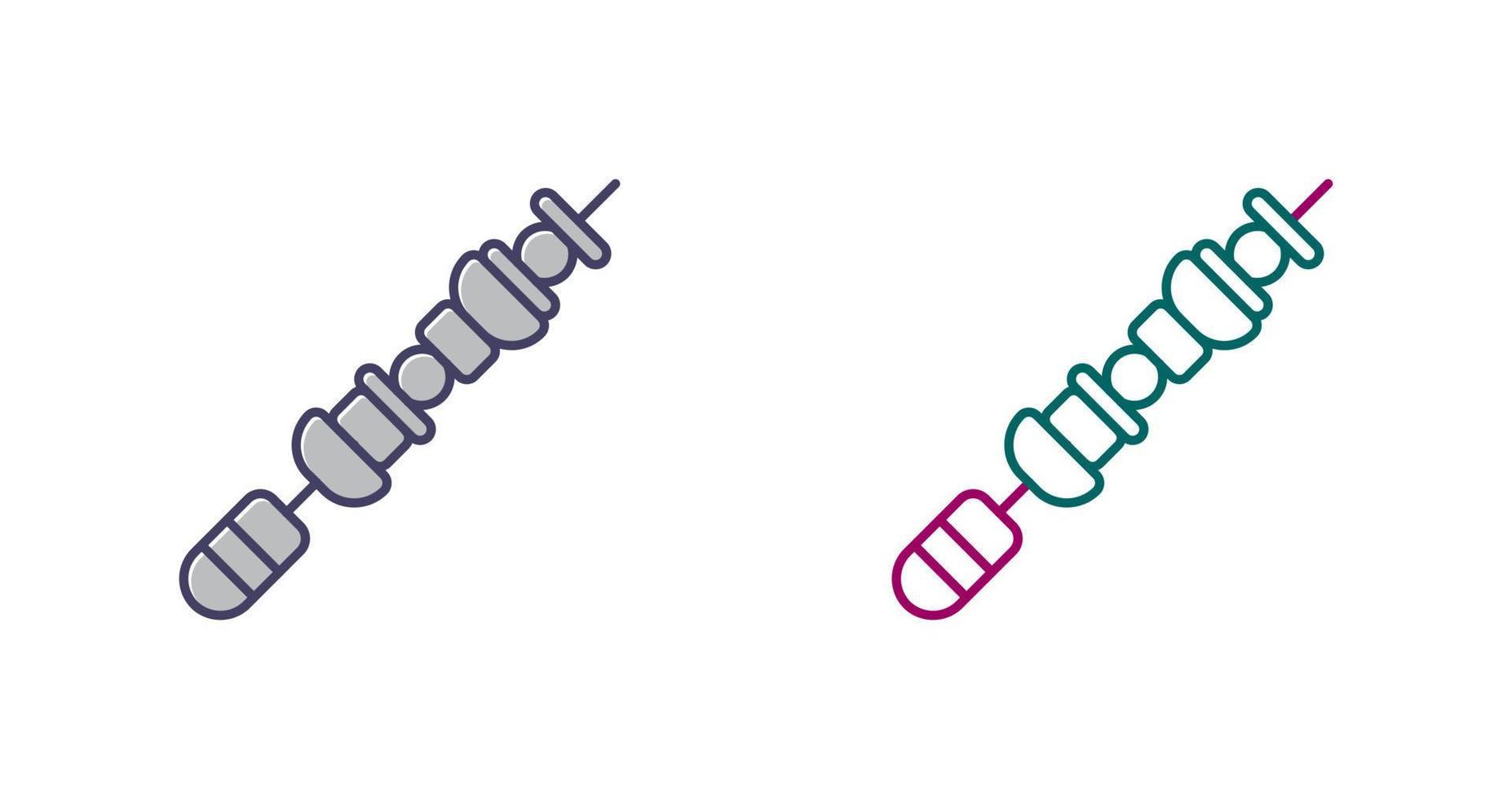 Skewers Vector Icon
