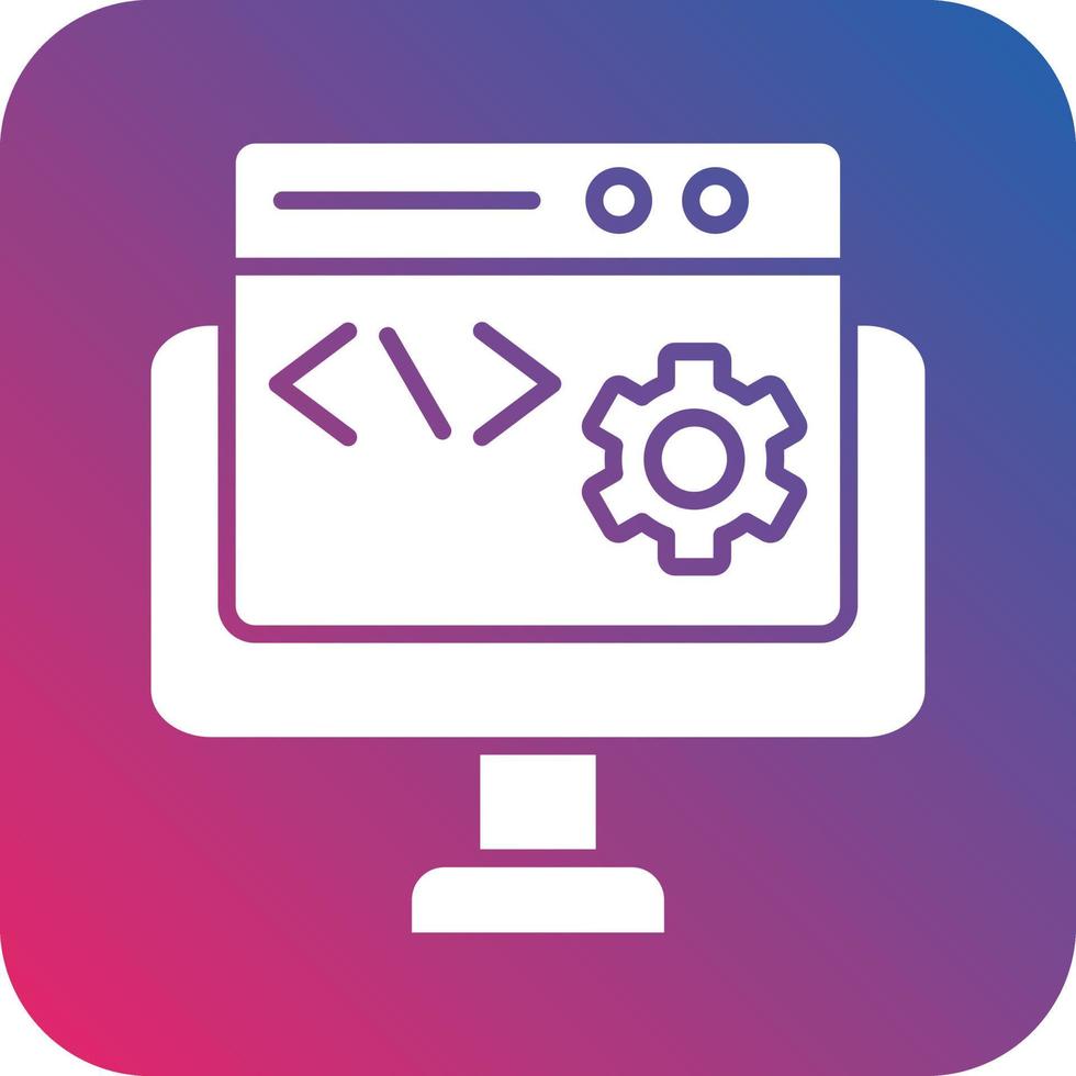 Code Settings Icon Vector Design