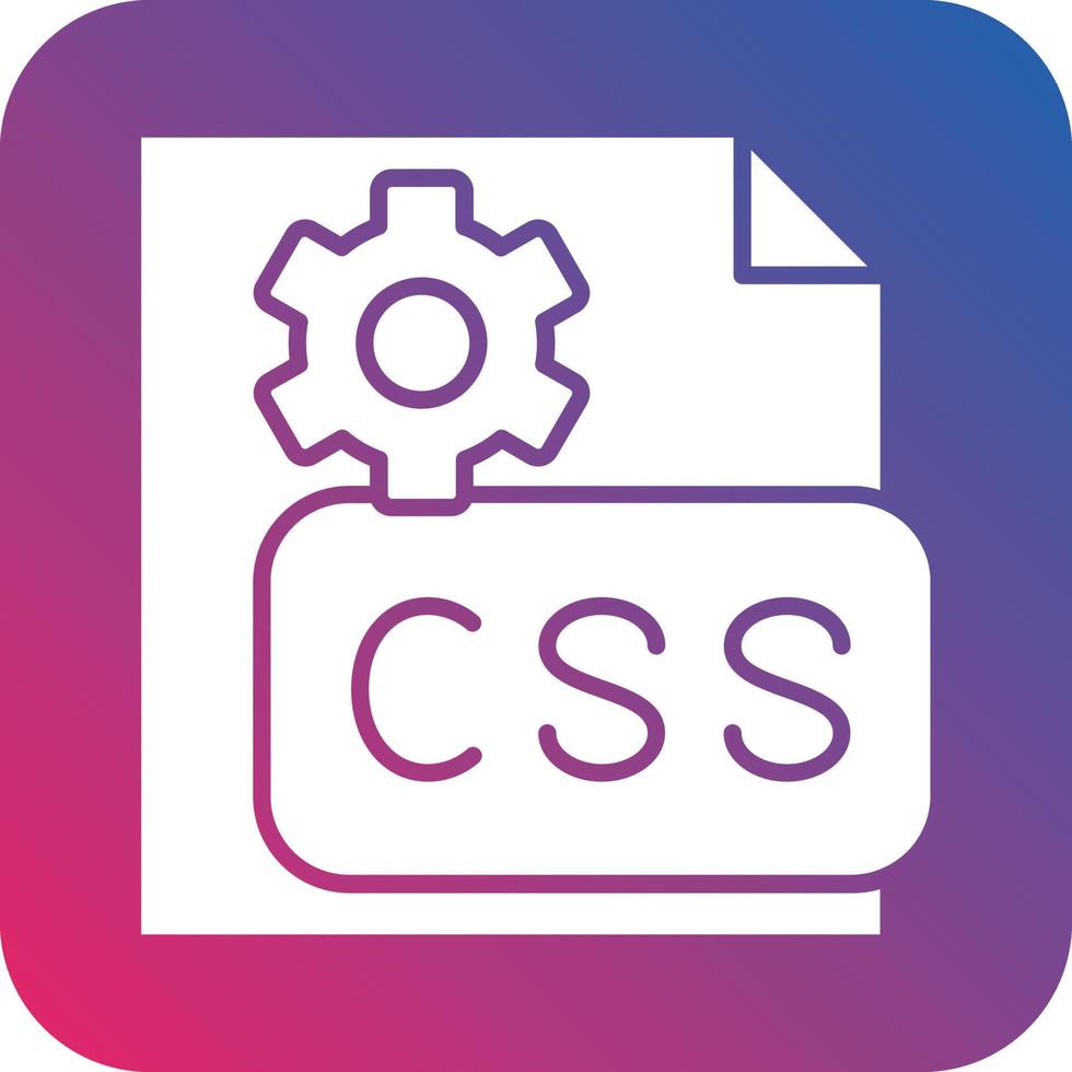 CSS Code Icon Vector Design
