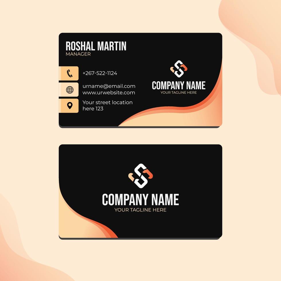 Vector Modern Creative and Clean Business Card Template