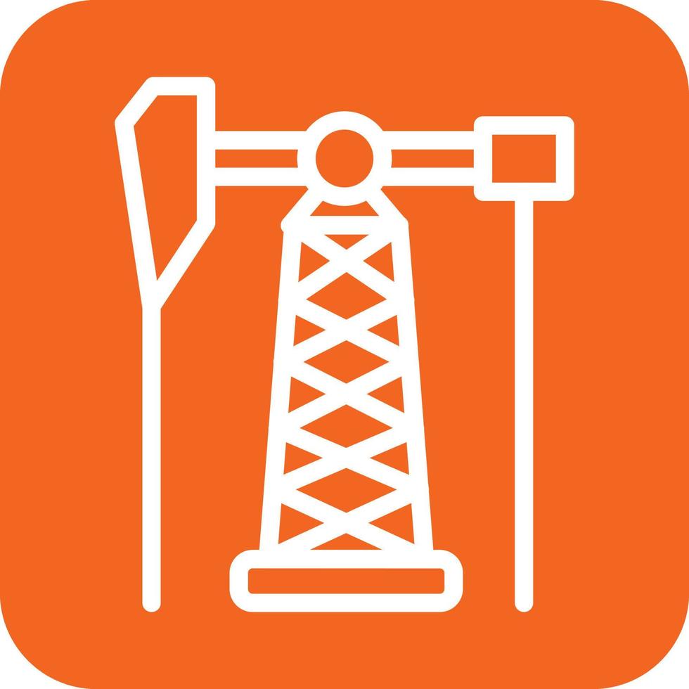 Oil Pump Icon Vector Design