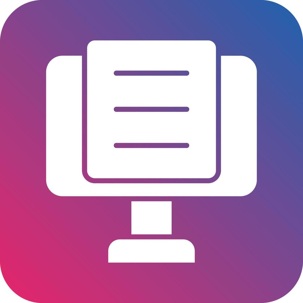Online Content Icon Vector Design