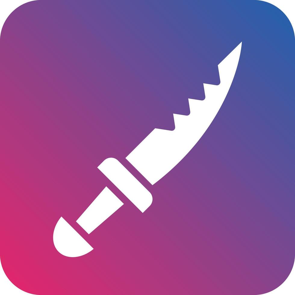 Pirate Knife Icon Vector Design