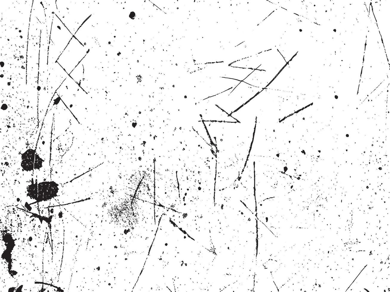 Clásico grunge hormigón pared textura con afligido elementos de tiza, manchas, arañazos, y ruido en negro y blanco. vector eps 10