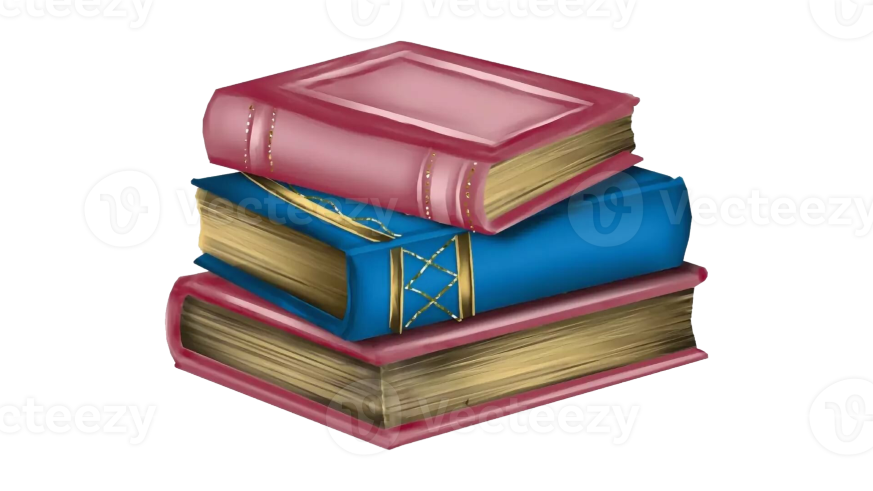 stack of old books png