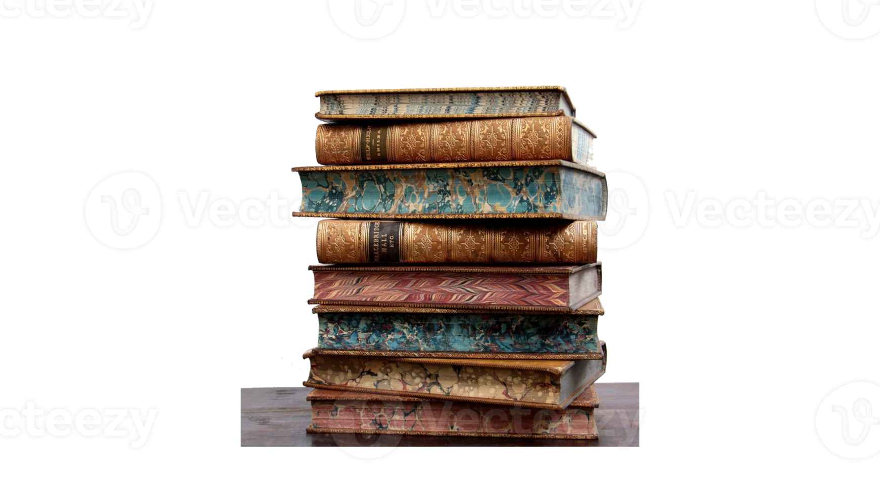 stack of old books png