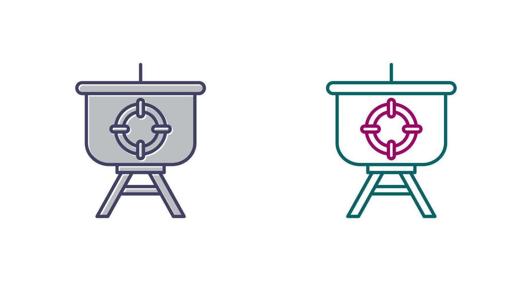 Target Presentation Vector Icon