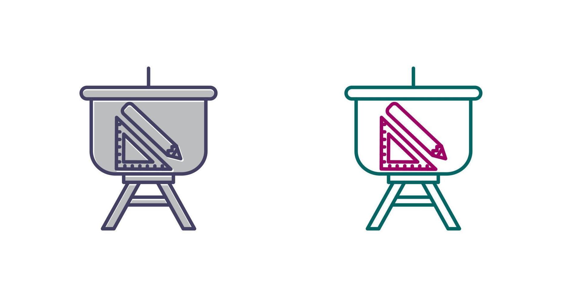 Designing Presentation Vector Icon