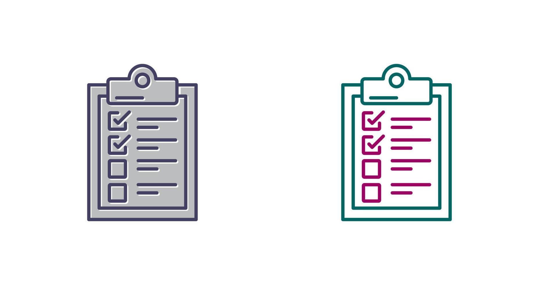 Clipboard Vector Icon