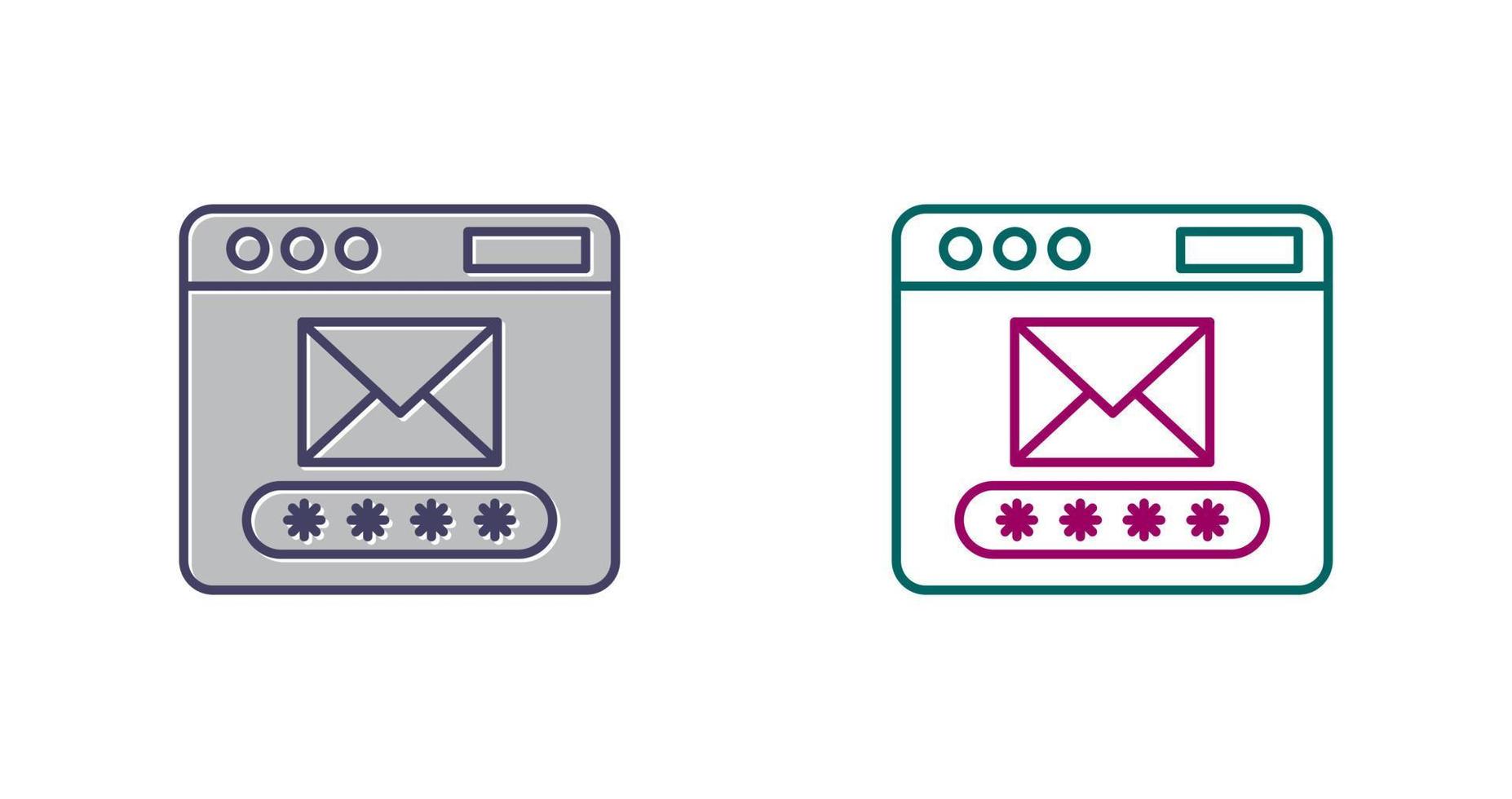 Mail Code Vector Icon