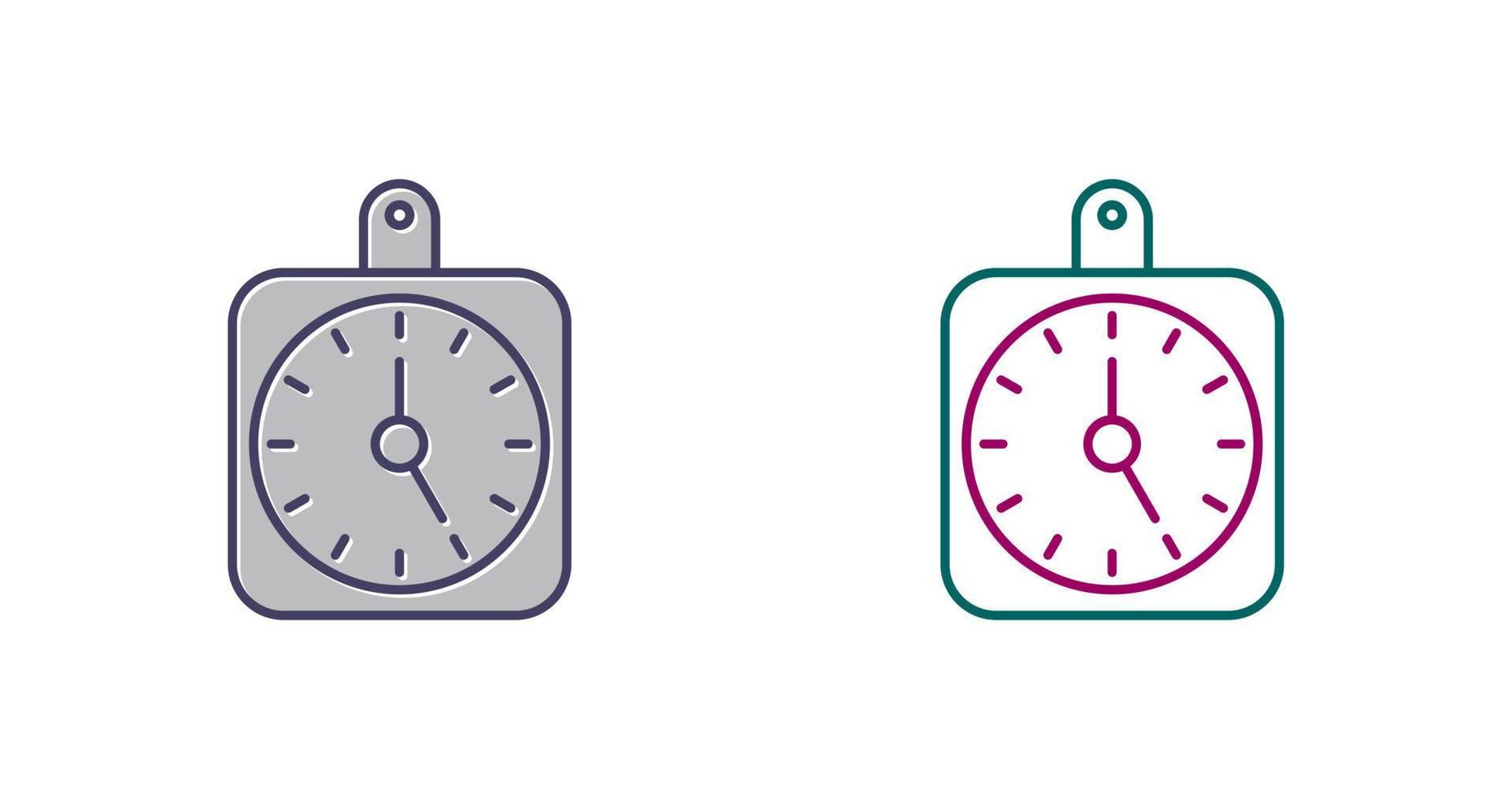 Wall clock Vector Icon