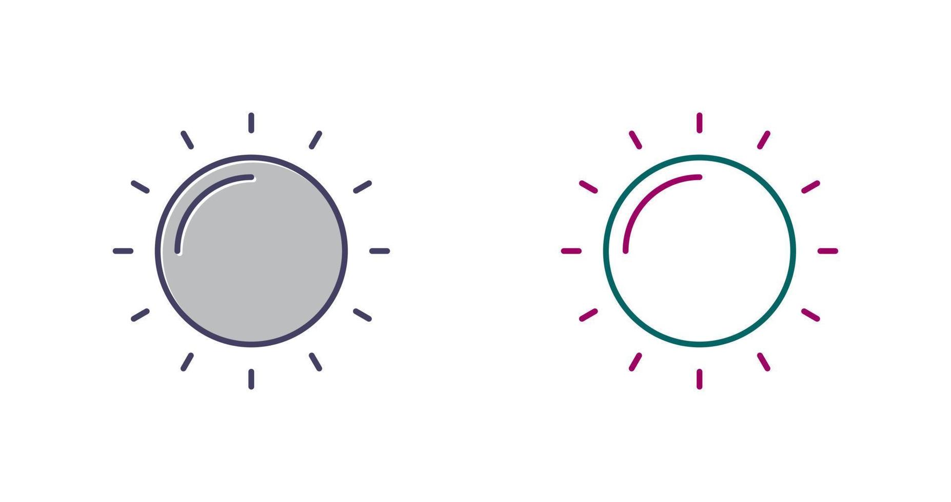 Sun Vector Icon