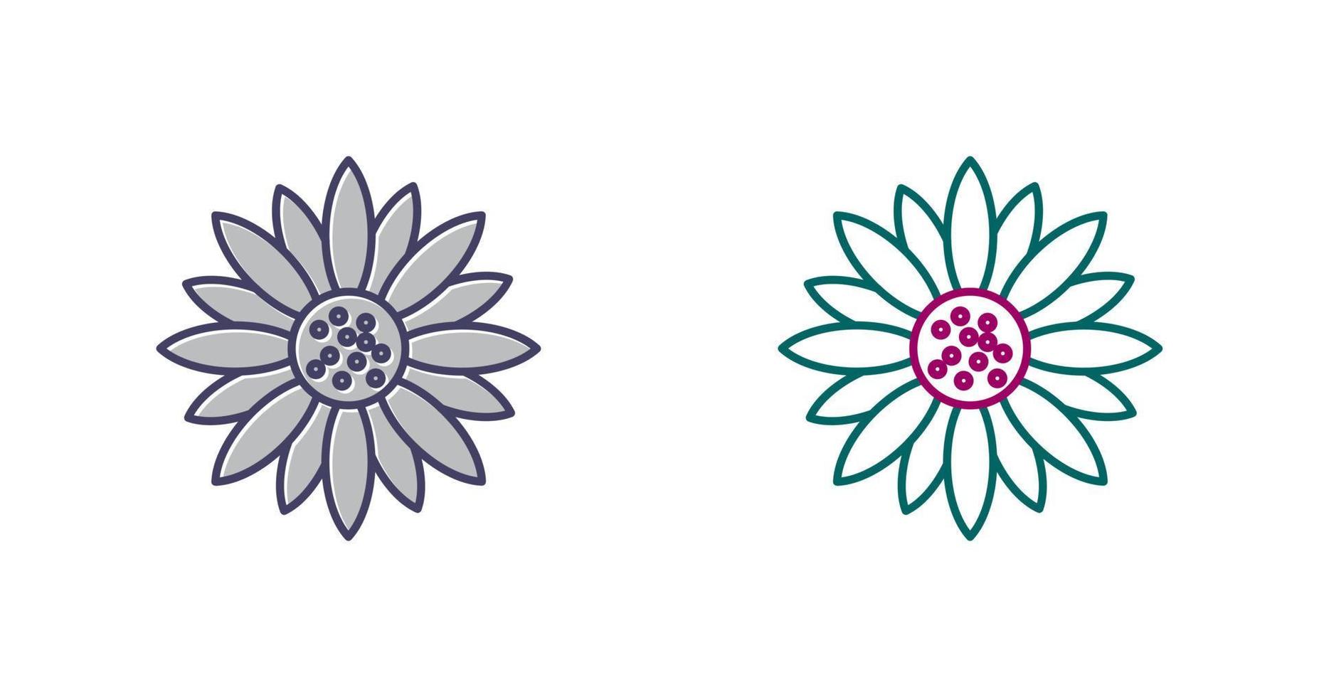 Sunflower Vector Icon