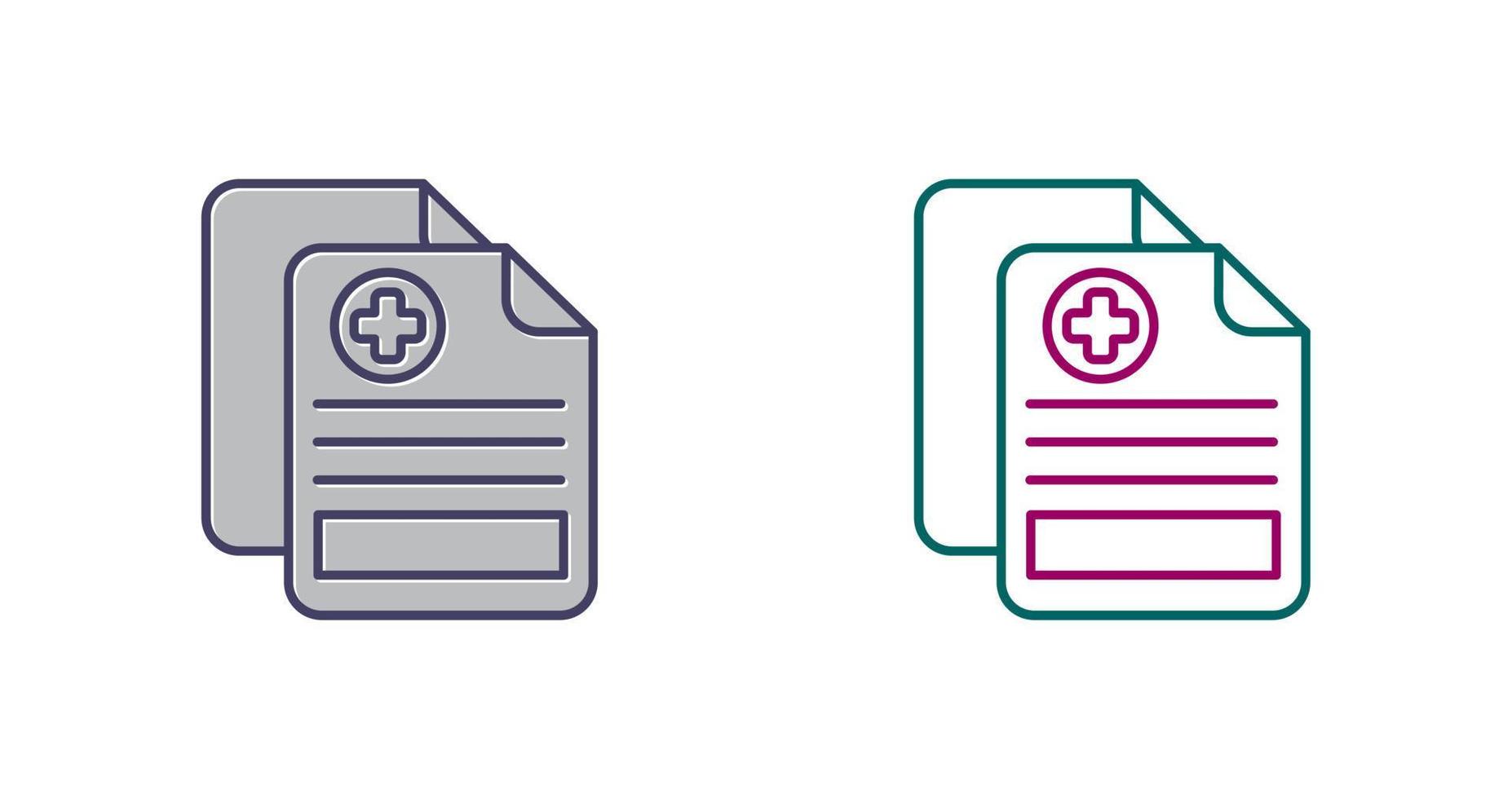 Medical History Vector Icon