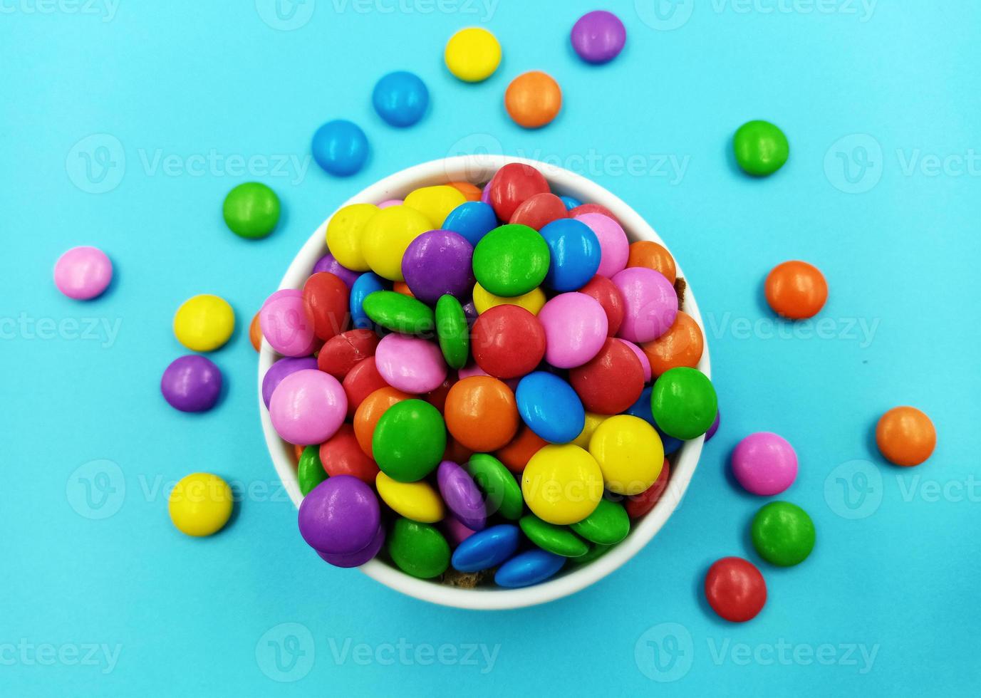 Sugar Coated Chocolate Gems Candy photo